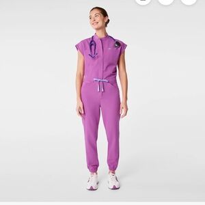 Figs Women's Purple Jumpsuit Romper
